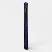 Donkere Midnight Indigo Blue Glitter Case-Mate iPhone Case (Achterkant/links)