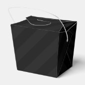 Donkere Midnight Stripe uitschakelen Bedankdoosjes (Achterkant)