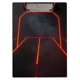Donkere moderne neon Halloween Premium Design Klembord