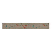 Donkere modus Fox Cartoon Grosgrain Lint (Voorkant)