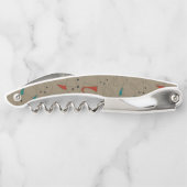 Donkere modus Fox Cartoon Kurkentrekker (Achterkant)