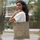 Donkere modus Fox Cartoon Tote Bag