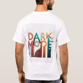 Donkere modus geactiveerd T-shirt (Achterkant)