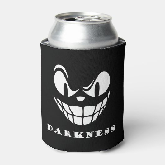 Donkere monstergezicht blikjeskoeler (Blikje Voorkant)