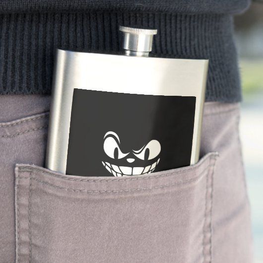 Donkere monstergezicht flacon (Voorbeeld)