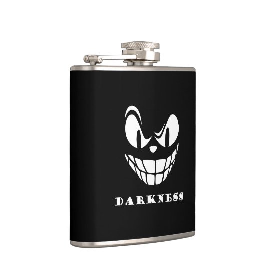 Donkere monstergezicht heupfles (Rechts)