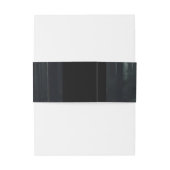 Donkere Moody Bos Bomen bij Twilight Bruiloft Uitnodigingen Wikkel (Achterkant Voorbeeld)