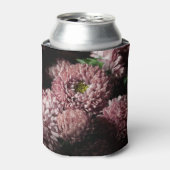 Donkere Moody Botanicals: Roze Asters Blikjeskoeler (Blikje Voorkant)