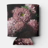 Donkere Moody Botanicals: Roze Asters Blikjeskoeler (Achterkant)