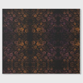 Donkere Moody Halloween Autumn Gift Wrapping Paper Cadeaupapier (Vlak)