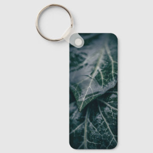 Donkere Moody Ivy Leaves Natuur Foto Sleutelhanger