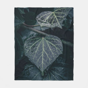 Donkere Moody Ivy Natuur foto Fleece Deken