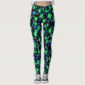 Donkere, mooie kleuren, neongloed licht leggings (Voorkant)