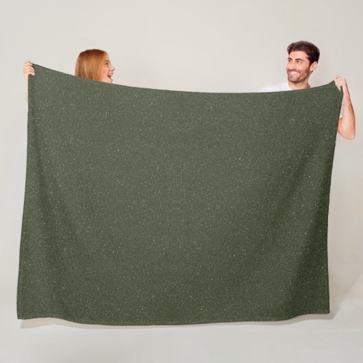 Donkere mos textuur aangepaste fleece deken (In situ)