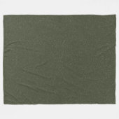 Donkere mos textuur aangepaste fleece deken (Voorkant (Horizontaal))