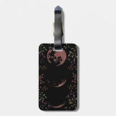 Donkere motorfase bagagelabel (Achterkant verticaal)