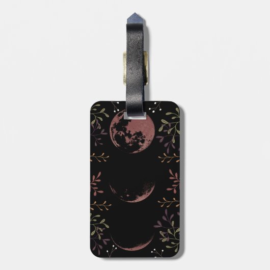 Donkere motorfase bagagelabel (Achterkant verticaal)