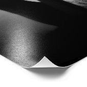 Donkere mysterieuze bosgewassen foto afdruk (Hoek)