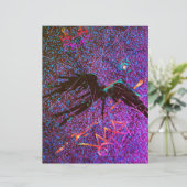 Donkere Mystery-vleugelflank die over de ruimte vl (Staand voorkant)