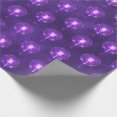 Donkere mystieke arcane Oog van Eterniteit Cadeaupapier (Hoek)