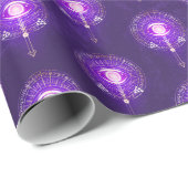 Donkere mystieke arcane Oog van Eterniteit Cadeaupapier (Rol Hoek)