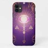 Donkere mystieke arcane Oog van Eterniteit Case-Mate iPhone Case (Achterkant)
