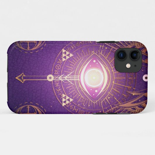 Donkere mystieke arcane Oog van Eterniteit Case-Mate iPhone Case (Achterkant (horizontaal))
