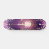 Donkere mystieke arcane Oog van Eterniteit Persoonlijk Skateboard (Horizontaal)