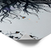 Donkere mystieke levensboom kunst poster (Hoek)
