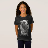 Donkere mystieke raaf t-shirt (Voorkant volledig)