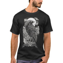 Donkere mystieke raaf