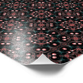 Donkere naadloze Gemoetrische afdrukmozaïek Foto Afdruk (Hoek)