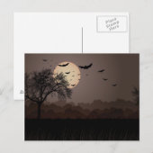 Donkere nacht briefkaart (Voorkant / Achterkant)