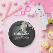 Donkere nacht Halloween Spooktacular Party Papieren Bordje (Feest)