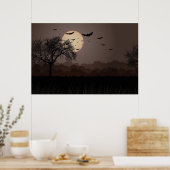 Donkere nacht poster (Keuken)