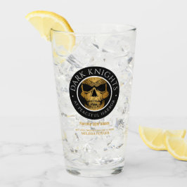 Donkere nachten Logo Glass Glas