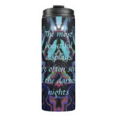 Donkere nachten Tumbler Thermosbeker (Voorkant)