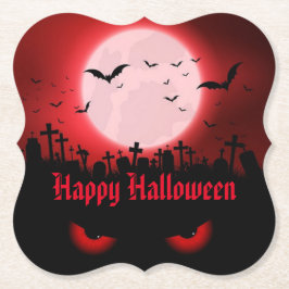 Donkere nachtkijkers kartonnen onderzetters