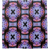 Donkere nachtsterren.... douchegordijn (Voorkant)