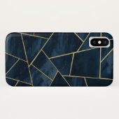 Donkere nachtzeemacht Blauw goudmakreel #1 Case-Mate iPhone Case (Achterkant (horizontaal))