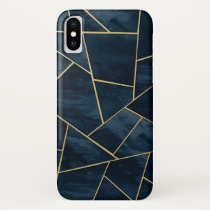 Donkere nachtzeemacht Blauw goudmakreel #1 Case-Mate iPhone Case