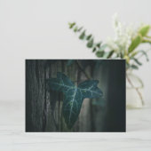 Donkere Natuur met Ivy Leaf-kaart (Staand voorkant)