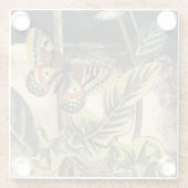 Donkere Natuur scène door Visual Studio Glazen Onderzetter (Achterkant)