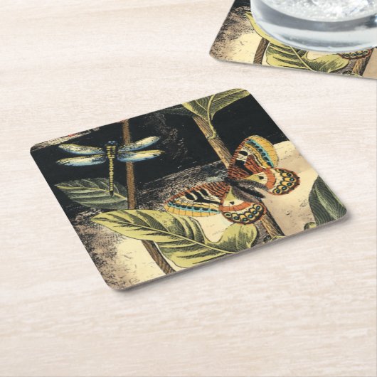 Donkere Natuur scène door Visual Studio Kartonnen Onderzetters (Schuin)