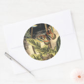 Donkere Natuur scène door Visual Studio Ronde Sticker (Envelop)