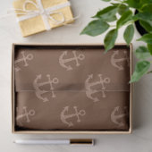Donkere Nautical Serie Design 11 Tissuepapier (Geschenk)