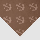 Donkere Nautical Serie Design 11 Tissuepapier (Detail)