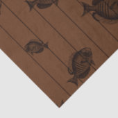 Donkere Nautical Serie Design 15 Tissuepapier (Detail)