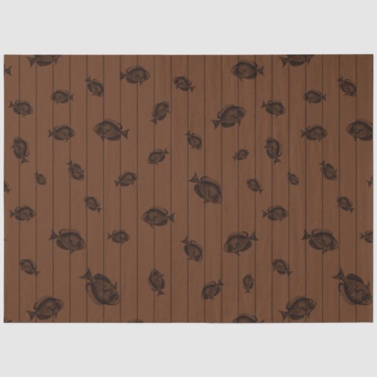 Donkere Nautical Serie Design 15 Tissuepapier (Voorkant)