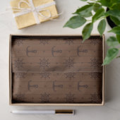 Donkere Nautical Serie Design 7 Tissuepapier (Geschenk)
